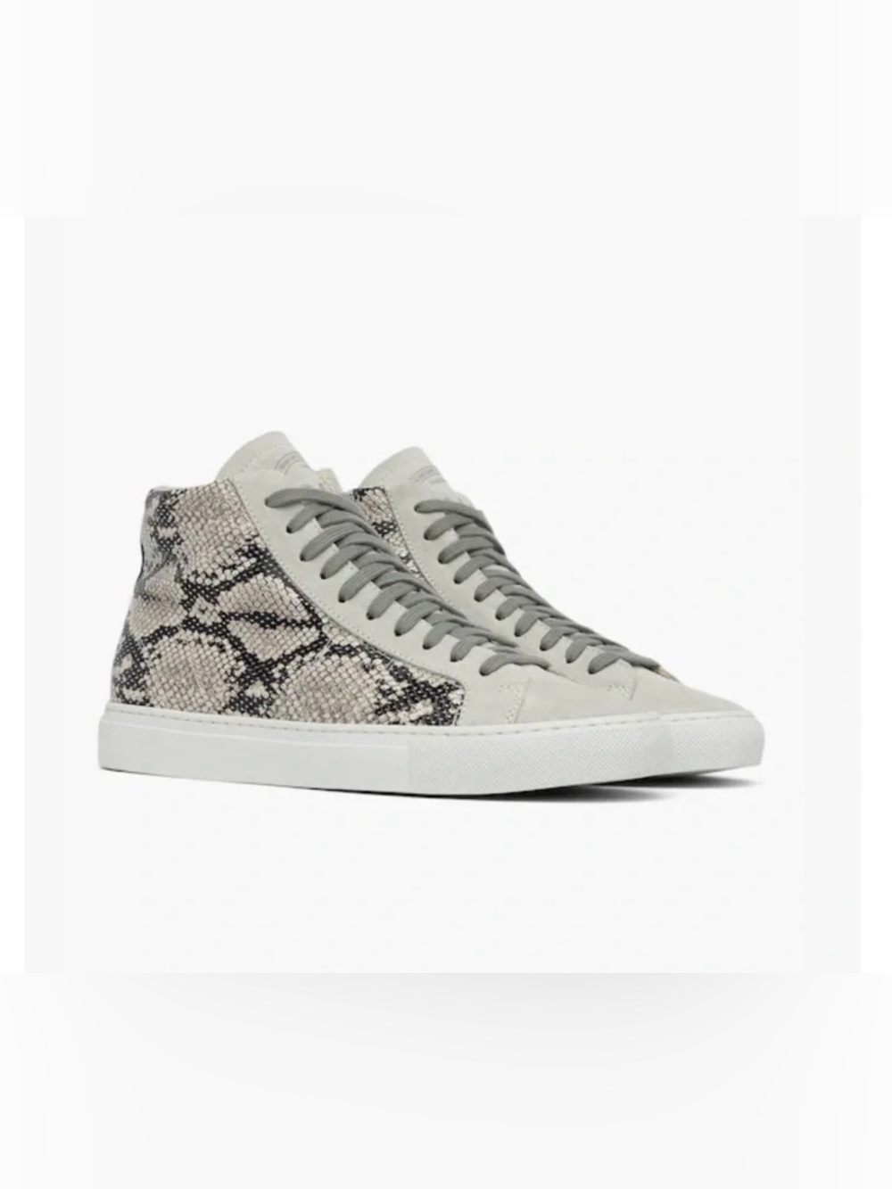 P448 Python Star Womens High-Top Snake Print Sneakers
